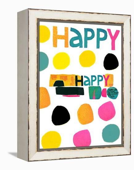 Happy Dots 2-null-Framed Premier Image Canvas