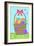 Happy Easter Basket-Anna Quach-Framed Art Print