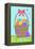 Happy Easter Basket-Anna Quach-Framed Stretched Canvas