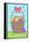 Happy Easter Basket-Anna Quach-Framed Stretched Canvas