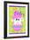 Happy Easter Bunny in Egg-Anna Quach-Framed Art Print