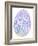 Happy Easter Egg Pink-Cora Niele-Framed Giclee Print