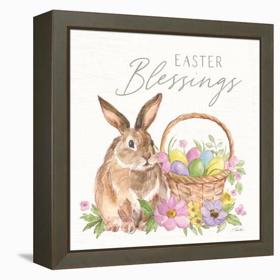 Happy Easter VI Bright-Silvia Vassileva-Framed Stretched Canvas