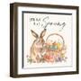 Happy Easter VI Spring Pineneedle Green-Silvia Vassileva-Framed Art Print