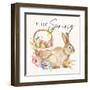 Happy Easter VII Hello Pineneedle Green-Silvia Vassileva-Framed Art Print
