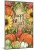 Happy Fall Pumpkins-Melinda Hipsher-Mounted Giclee Print