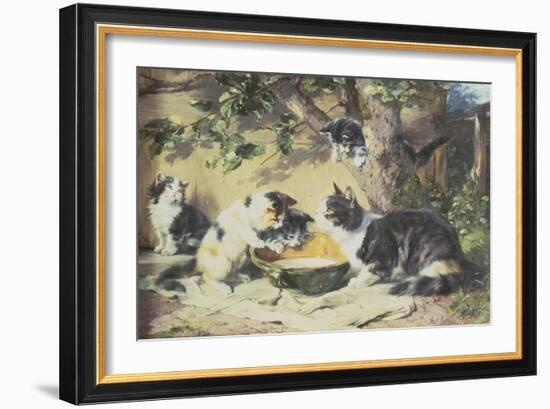 Happy Family-Julius Adam-Framed Giclee Print