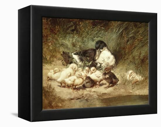 Happy Family-Norbert Schrodl-Framed Premier Image Canvas