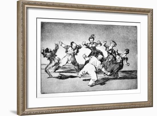 Happy Fantasy, 1819-1823-Francisco de Goya-Framed Giclee Print