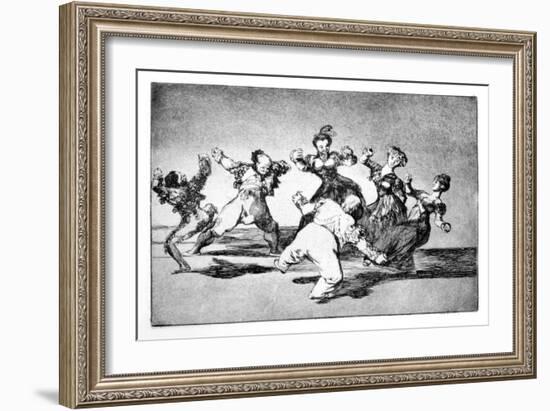 Happy Fantasy, 1819-1823-Francisco de Goya-Framed Giclee Print