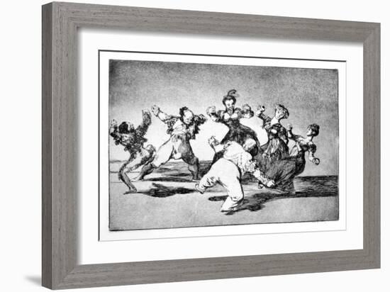 Happy Fantasy, 1819-1823-Francisco de Goya-Framed Giclee Print