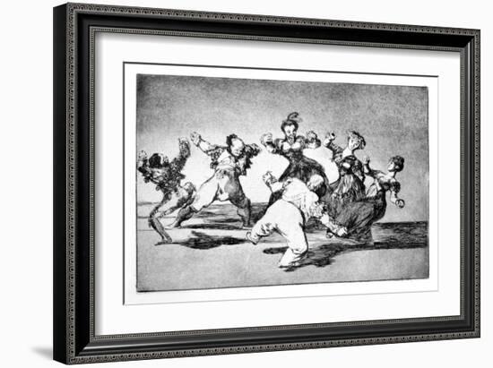 Happy Fantasy, 1819-1823-Francisco de Goya-Framed Giclee Print