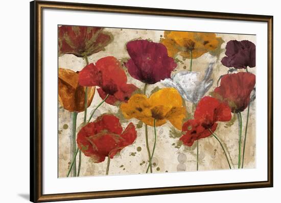 Happy Flowers-Katrina Craven-Framed Art Print