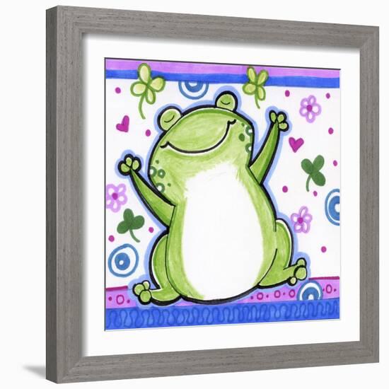 Happy Frog-Valarie Wade-Framed Giclee Print