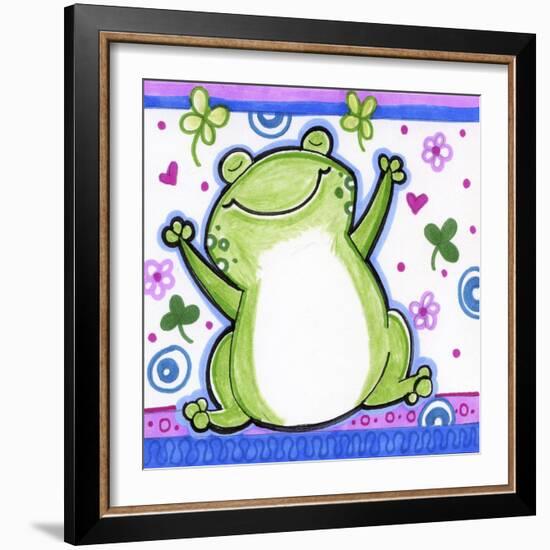 Happy Frog-Valarie Wade-Framed Giclee Print