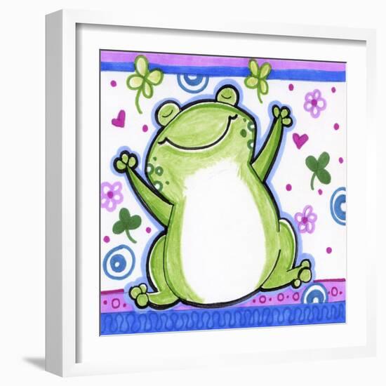 Happy Frog-Valarie Wade-Framed Giclee Print