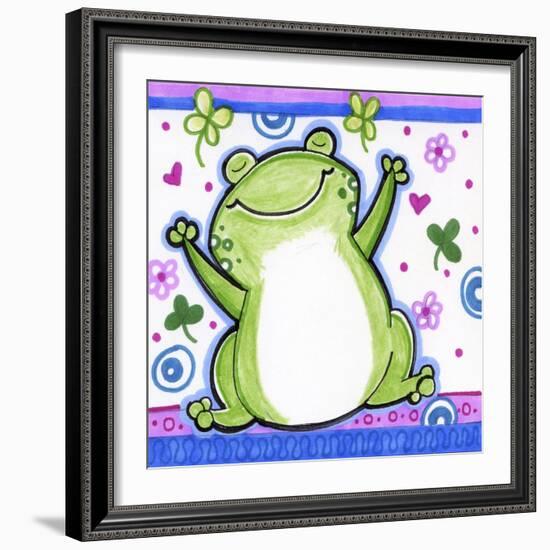 Happy Frog-Valarie Wade-Framed Giclee Print