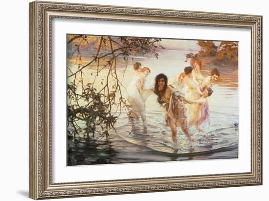 Happy Games, 1899-Paul de Vos-Framed Giclee Print