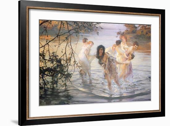 Happy Games, 1899-Paul Chabas-Framed Giclee Print