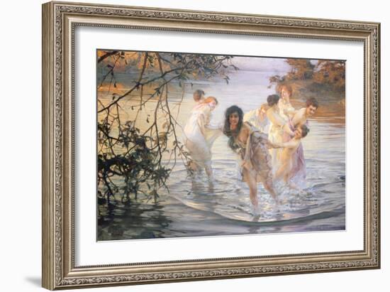 Happy Games, 1899-Paul Chabas-Framed Giclee Print