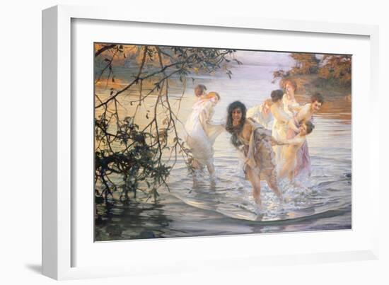 Happy Games, 1899-Paul Chabas-Framed Giclee Print