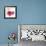 Happy Garden Reds-Bella Dos Santos-Framed Art Print displayed on a wall