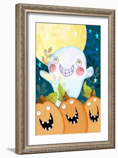 Happy Ghost-Valarie Wade-Framed Giclee Print