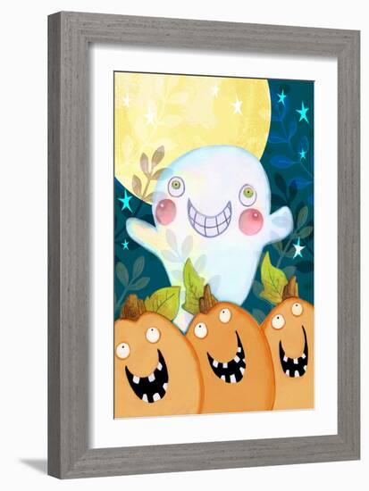 Happy Ghost-Valarie Wade-Framed Giclee Print