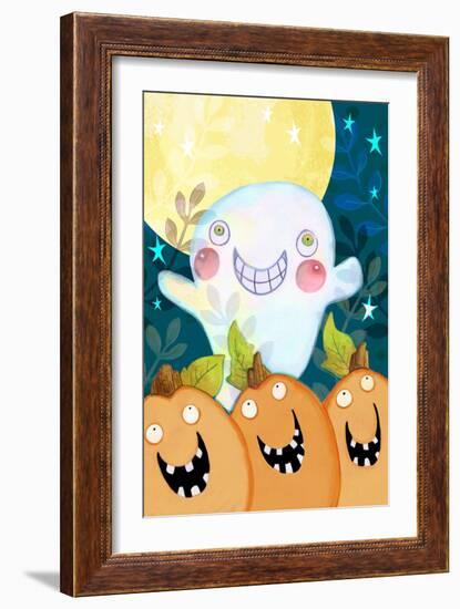 Happy Ghost-Valarie Wade-Framed Giclee Print