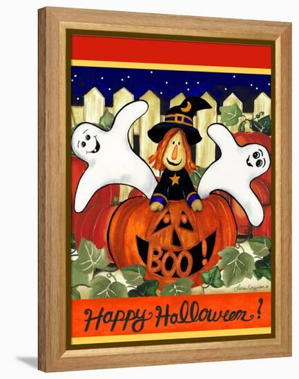 Happy Halloween-Laurie Korsgaden-Framed Stretched Canvas