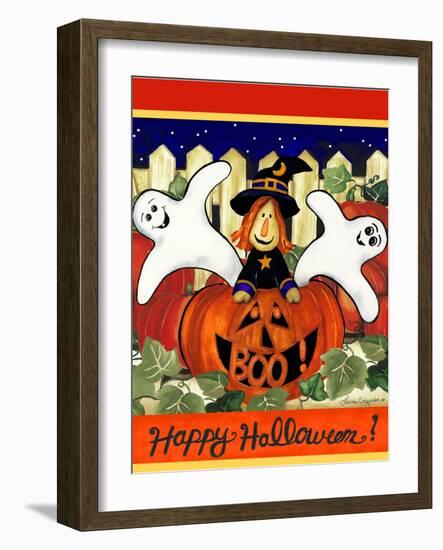 Happy Halloween-Laurie Korsgaden-Framed Art Print