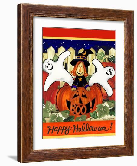 Happy Halloween-Laurie Korsgaden-Framed Art Print