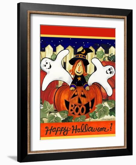 Happy Halloween-Laurie Korsgaden-Framed Art Print