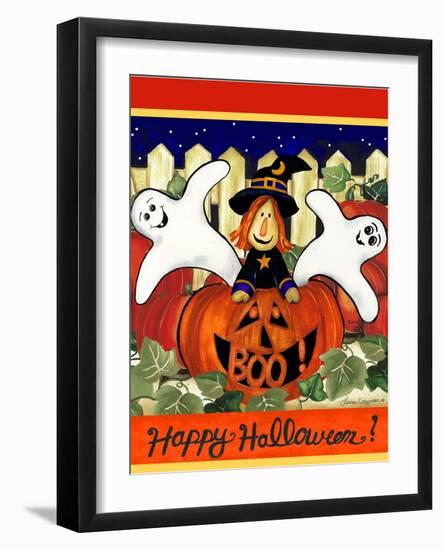 Happy Halloween-Laurie Korsgaden-Framed Art Print