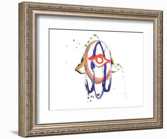 Happy Hamsa I-null-Framed Premium Giclee Print