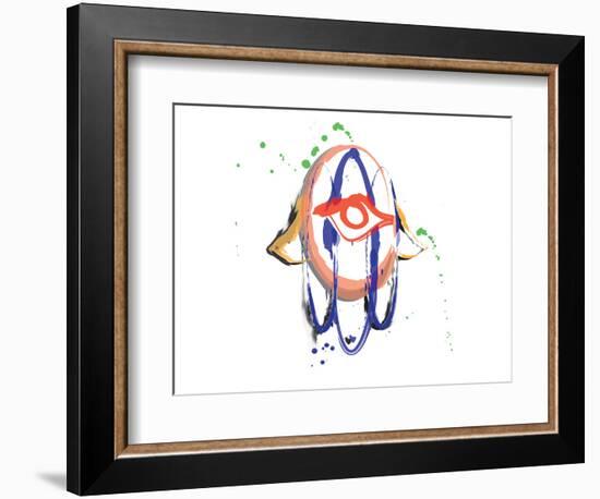 Happy Hamsa I-null-Framed Art Print