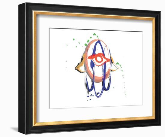 Happy Hamsa I-null-Framed Art Print