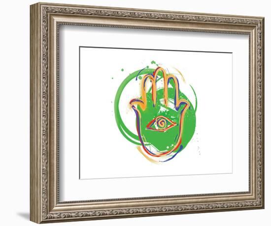 Happy Hamsa II-null-Framed Premium Giclee Print