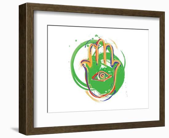 Happy Hamsa II-null-Framed Premium Giclee Print