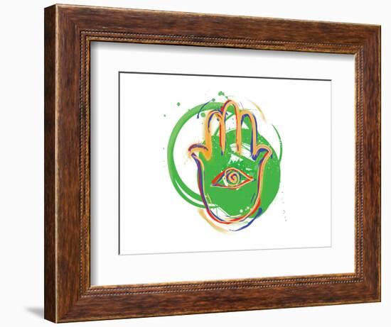 Happy Hamsa II-null-Framed Premium Giclee Print