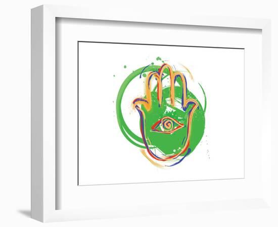 Happy Hamsa II-null-Framed Premium Giclee Print