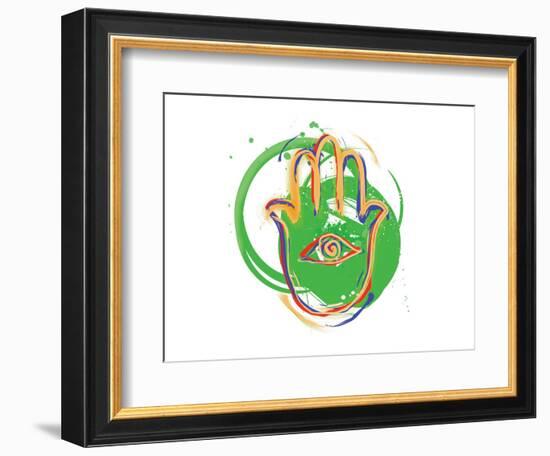 Happy Hamsa II-null-Framed Premium Giclee Print