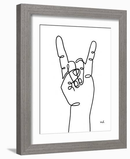 Happy Hands II-Moira Hershey-Framed Art Print