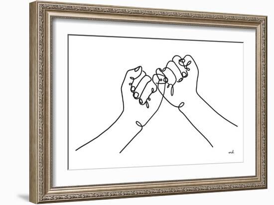 Happy Hands III-Moira Hershey-Framed Art Print