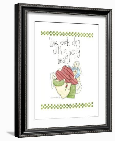 Happy Heart-Debbie McMaster-Framed Giclee Print