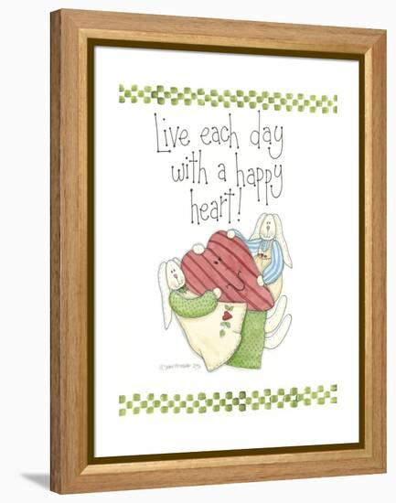 Happy Heart-Debbie McMaster-Framed Premier Image Canvas