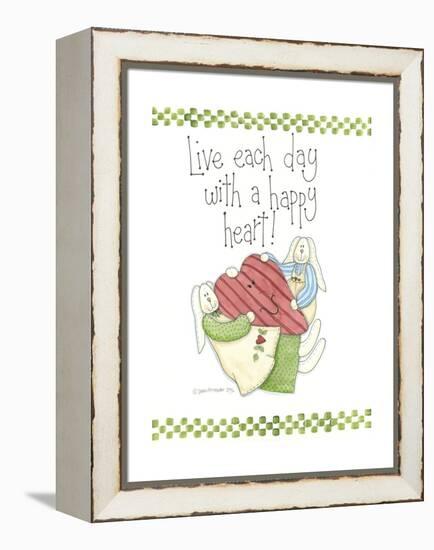 Happy Heart-Debbie McMaster-Framed Premier Image Canvas