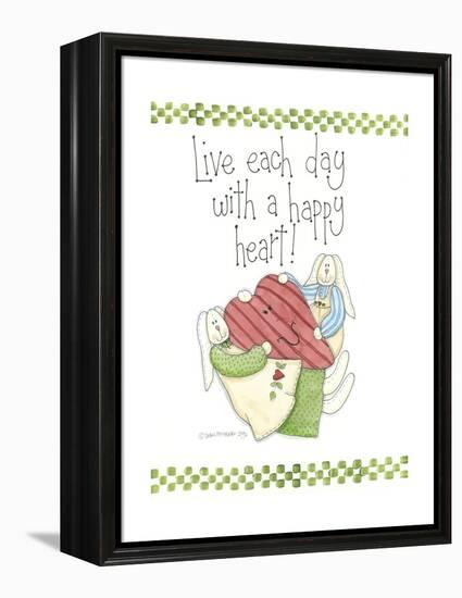 Happy Heart-Debbie McMaster-Framed Premier Image Canvas