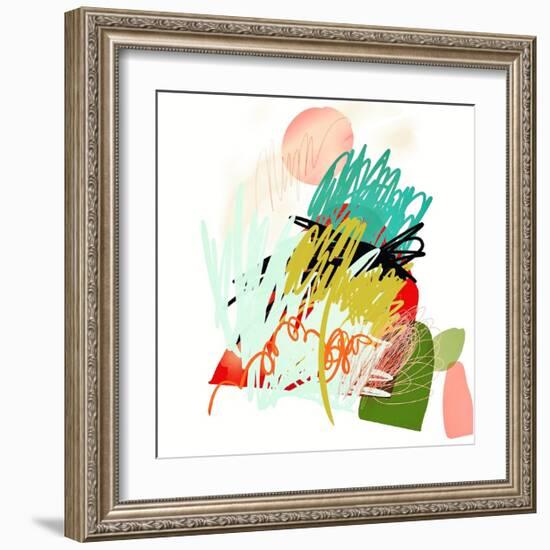 Happy Hills-Niya Christine-Framed Art Print