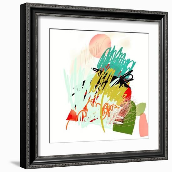 Happy Hills-Niya Christine-Framed Art Print